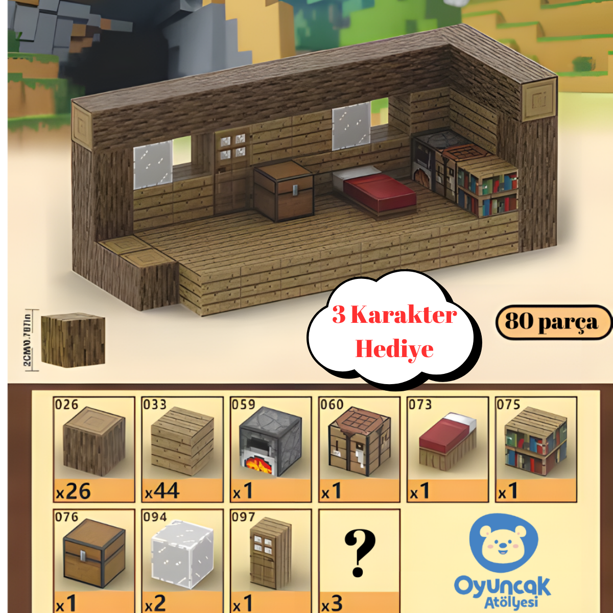 Tapınak - 80 Parça Manyetik Blok