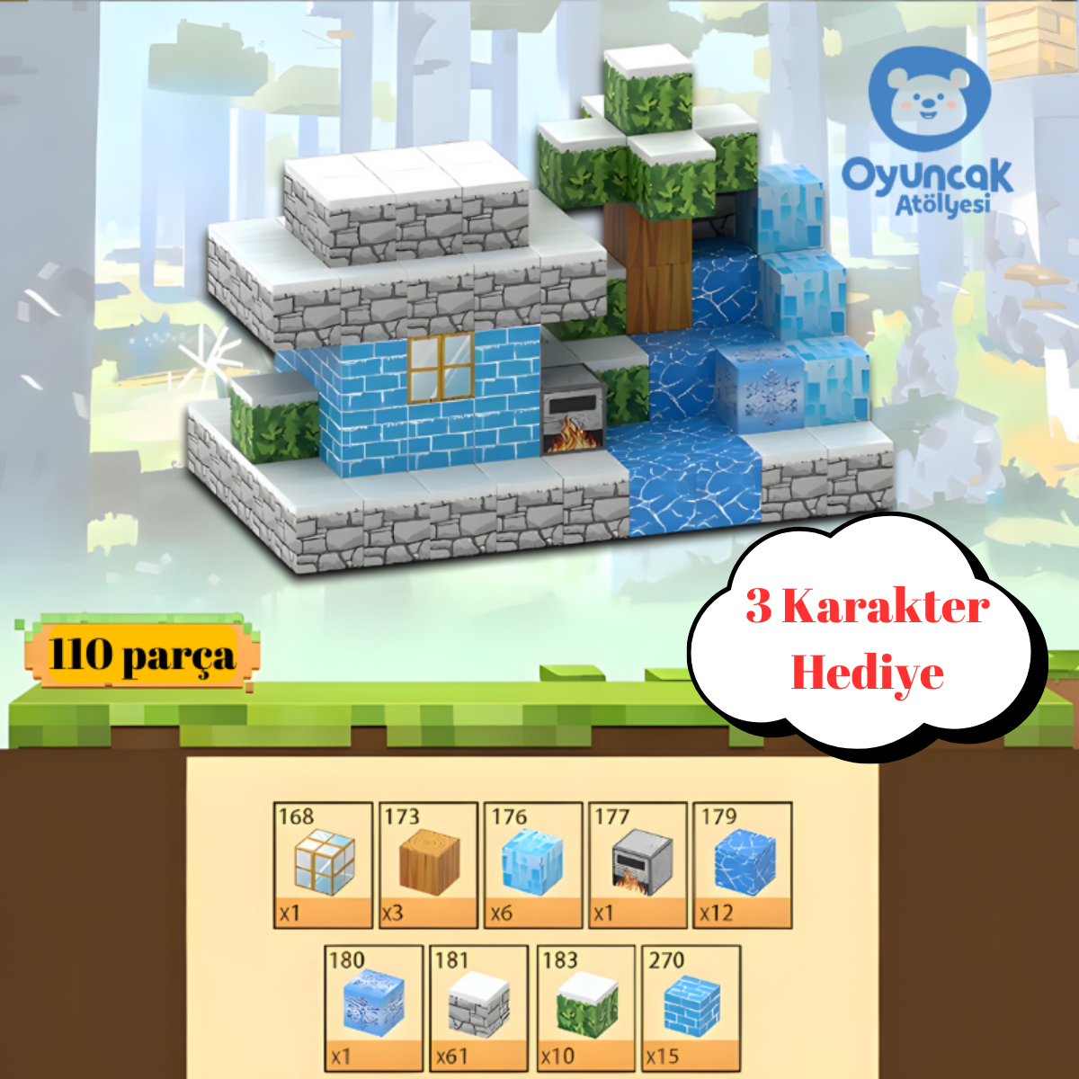Buzul Serisi - Manyetik Bloklar