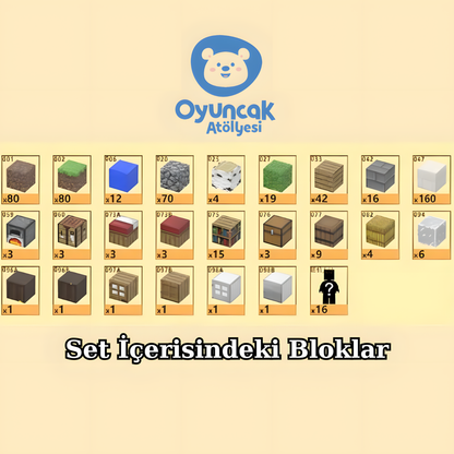 538 Parça - Manyetik Bloklar